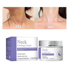 IOIOTCO Neck Firming Cream texture close-up highlights silky hydration.