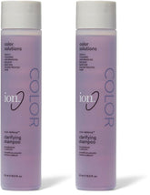 Ion Color Defense Clarifying Shampoo pack 2, front view, two sulfate-free bottles for color care.