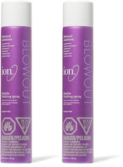 ion Flexible Hair Spray bottle for all-day hold and shine.