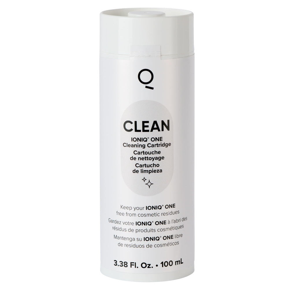 IONIQ Skincare clean cartridge label shown for quick identification