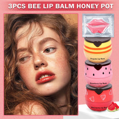IONSGAKO lip mask with strawberry and watermelon for silky overnight hydration.