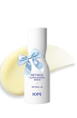 IOPE Retinol Super Bounce Serum bottle for daily use and radiant skin