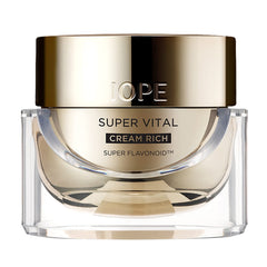 IOPE Super Vital Cream Rich jar closeup showing luxurious texture for deep hydration