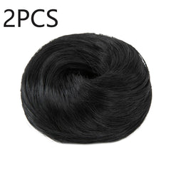 IOVOIMMSL mini curly bun piece; ideal for quick updos and casual styles.