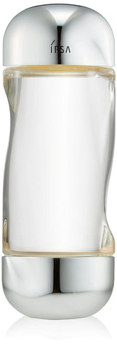 IPSA Time R Aqua bottle and pump for easy, precise application and hydrated skin.