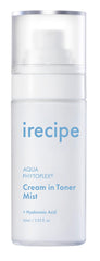 IRECIPE fast-absorption graphic showing micro-sized particles deeply delivering moisture