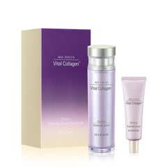 Isa Knox AGE FOCUS Vital Collagen serum bottle for deep hydration.