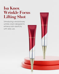 ISA KNOX Wrinkle Focus Shot texture swirl shows rich, non-greasy coverage.