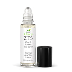 Isabella's Clearly ZITS bottle front, natural acne solution for clearer pores.