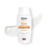 ISDIN Eryfotona Actinica bottle shown for daily mineral SPF 50+ face protection