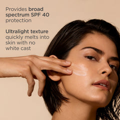Creamy Fusion Water MAGIC texture spreading evenly with an invisible finish