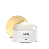 ISDIN Isdinceutics Age Contour cream bottle showing premium anti-aging care for night use