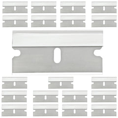 ISDVBUY 20-pack razor blades front view for versatile crafts and projects