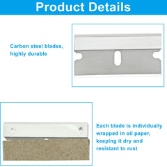 ISDVBUY blades with notched center enable safe mounting on tools