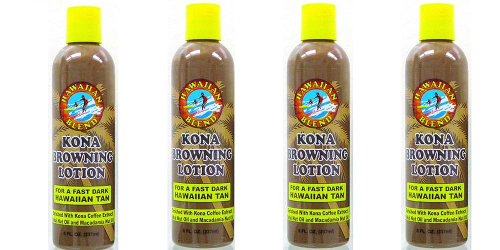 The Islander Group Kona Browning Lotion bottle for sun-exposed tanning with added moisture.