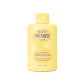 Isle of Paradise Brilliantly Bright Body Polish bottle ready for hydrating exfoliation.