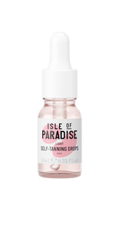 Isle of Paradise self-tanning drops bottle for a customizable, natural-looking tan.