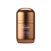 Isle of Paradise Sunny Serum bottle closeup showing sleek packaging and glow-ready formula.