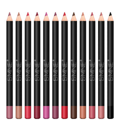 IS'MINE matte finish lip liner pencil creating sharp contours