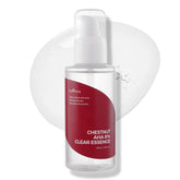 ISNTREE Chestnut AHA 8% Clear Essence bottle for gentle exfoliation and refined pores.