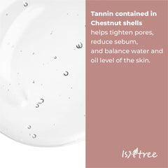 IsNTREE Chestnut BHA toner label details showing vegan fragrance-free formula