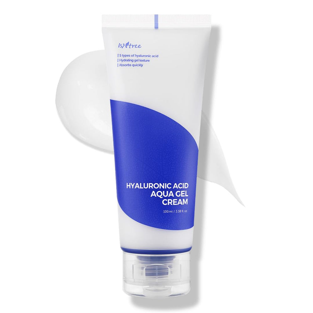 IsNtree Hyaluronic Acid Aqua Gel Cream bottle delivering lightweight hydration