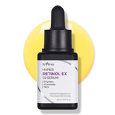 IsNtree Hyper Retinol EX 1.0 serum bottle on a clean vanity for easy nightly use.