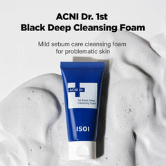 ISOI ACNI Deep Cleansing Foam foaming action creates a rich, gentle lather.