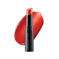 ISOI Bulgarian Rose Lip Treatment Balm Rosy Coral close-up showing nourishing tint.