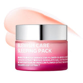 ISOI Bulgarian Rose Sleeping Pack bottle close-up showing overnight hydration