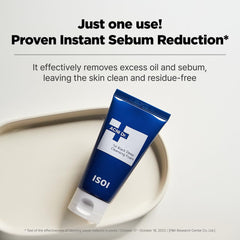 ISOI ACNI Deep Cleansing Foam Kaolin clay close-up highlights detoxifying cleansing.