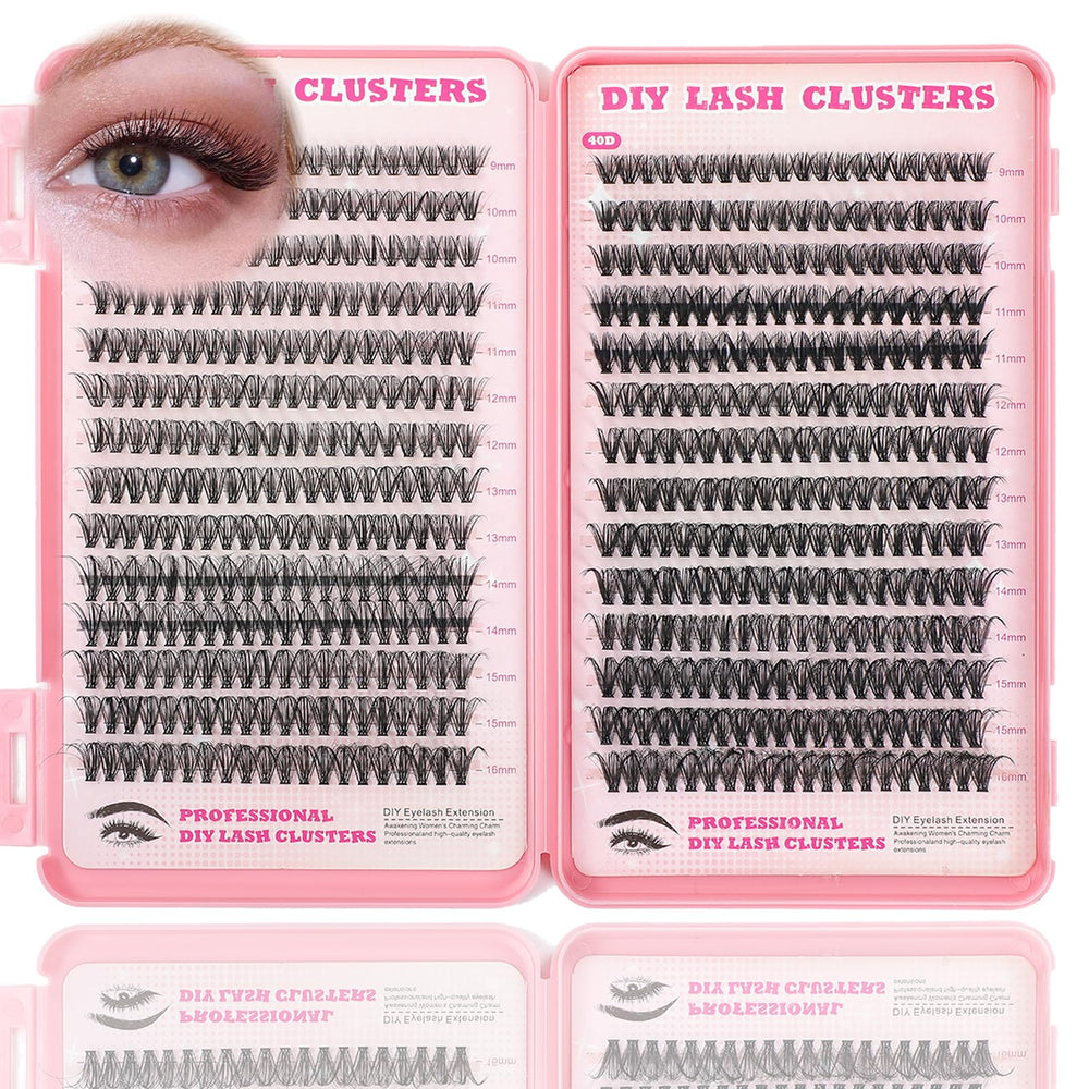 ISTGIFT Lash Clusters Kit 560pcs set for easy at-home lash styling