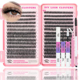 ISTGIFT Lash Clusters Kit 9-16mm D curl for natural, fluffy lashes.