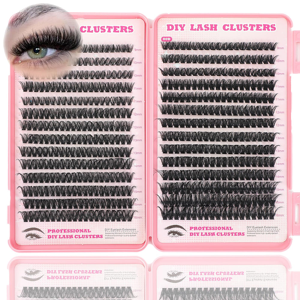 ISTGIFT lash clusters kit contents enable at-home DIY lash styling and daily customization.