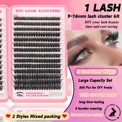 ISTGIFT lash clusters kit density range 30D-80D offers adjustable fullness.