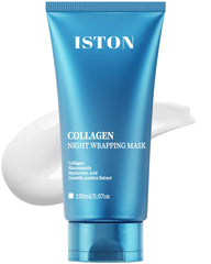 ISTON Collagen Night Wrap Mask jar offers an overnight treatment for glow