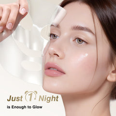ISTON hydrogel mask overnight fit stays in place for deep hydration.