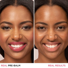 Balm emulsified into a milky cleanser when water is added.