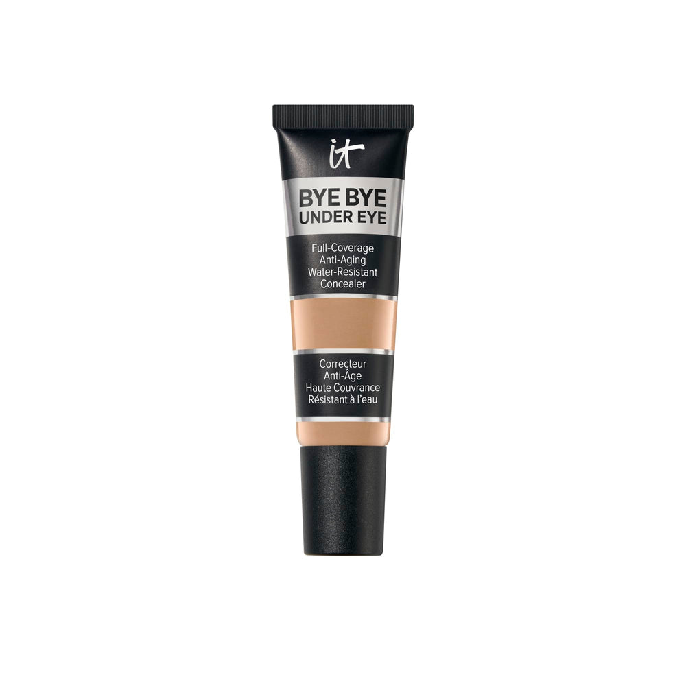 IT Cosmetics Bye Bye Under Eye Concealer Tan Bronze tube for long-lasting coverage.
