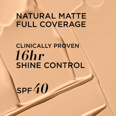 IT Cosmetics CC+ Cream Natural Matte swatches in Light Medium Warm shade.