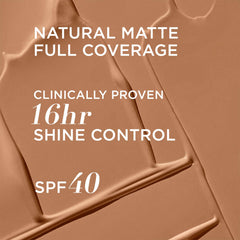 Close-up texture of the cream reveals a velvety matte finish that controls shine.