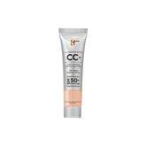 IT Cosmetics CC+ Cream Travel bottle pour showing easy dispensing and coverage.