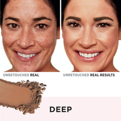 Close-up of IT Cosmetics CC+ Airbrush Powder Deep for a soft, radiant finish