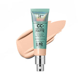 IT Cosmetics CC+ Cream Natural Matte bottle with pump for easy application
