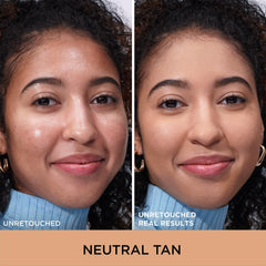 Swatch of IT Cosmetics CC+ Natural Matte showing pore-blurring finish.