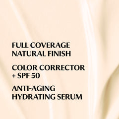 IT Cosmetics CC+ Cream Travel Fair Porcelain SPF 50+ label highlights broad protection.