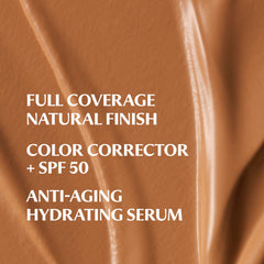 IT Cosmetics CC+ Cream Travel close up swirl demonstrates blended, seamless finish.