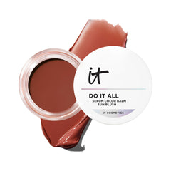 IT Cosmetics Do It All Serum Color Balm Sun Rush packaging, travel-friendly.