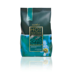 Italwax Azulene beads packaging shown for a clean, professional waxing experience