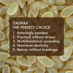 Italwax for bikini area wax, smooth and precise application